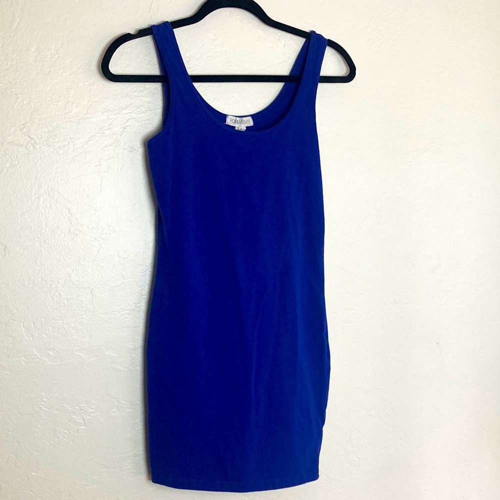 Forever 21 Electric Blue Mini BodyCon Dress M